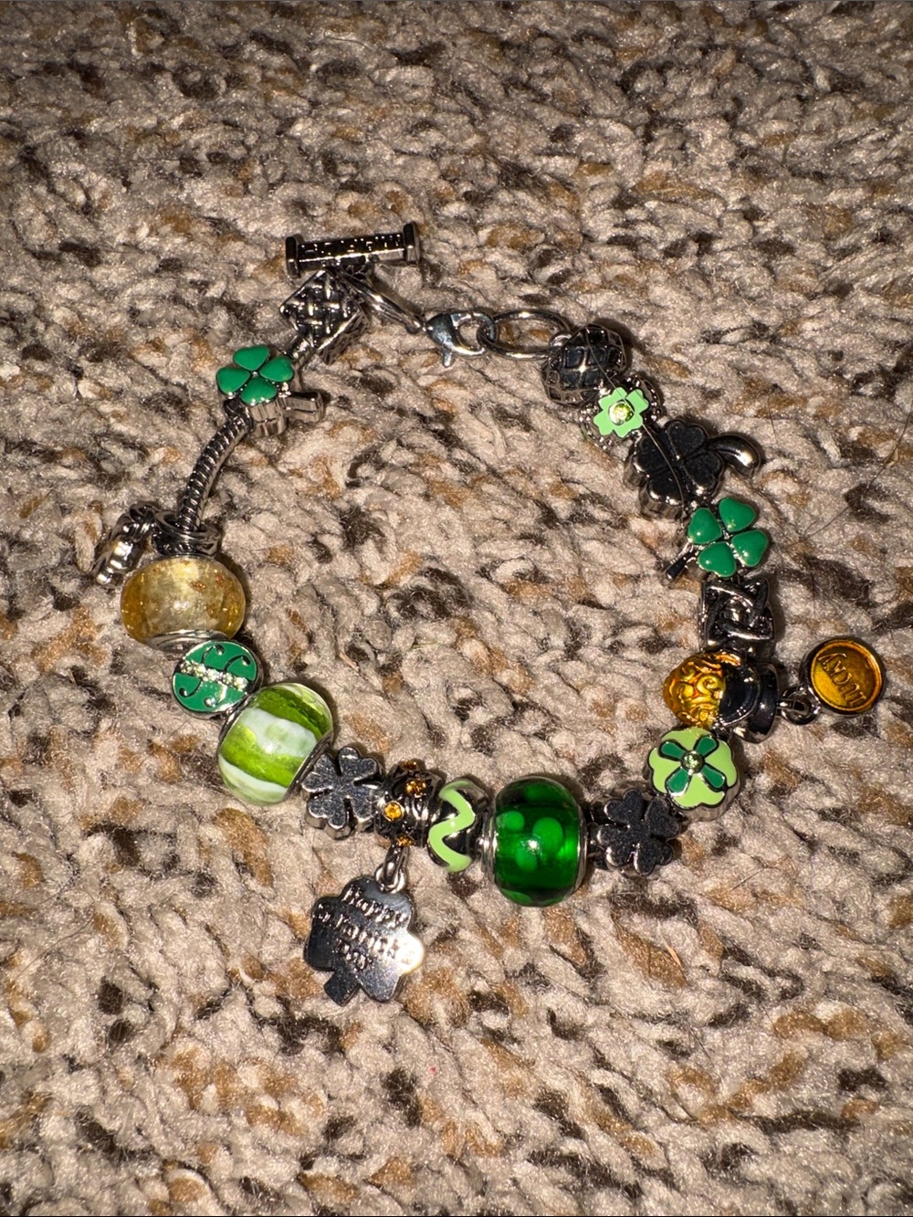 Willabee & Ward St. Patrick’s Day charm bracelet